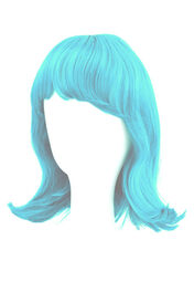 PERRUQUE OCCASIONNELLE BLEU CLAIR