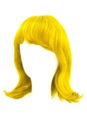 PERRUQUE OCCASIONNELLE JAUNE